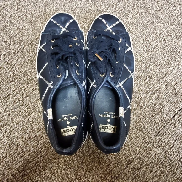 Lot of 2 Kate Spade for Keds quilted lace up sneakers size 8 US - Picture 4 of 8